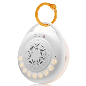 Lámpara LED de noche con sonido Natural para dormir, luz de respiración para bebé, máquina de ruido blanco, OEM