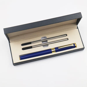Ensemble de stylos à bille de luxe haut de gamme en métal pour bureau, personnalisable en gros, avec boîte cadeau - Product Image 4