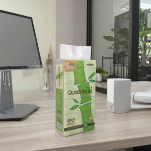 Nice Price 2-Ply Bamboo Soft Custom Facial Tissue OEM Box Style for Home Use Free Sample for papel higienico - Product Image 4