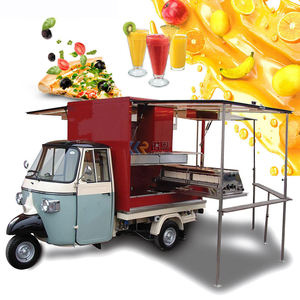 Camion de nourriture mobile à 3 roues avec cuisine complète, tricycle électrique, chariot de nourriture à vendre, camion de vente de crème glacée, remorque - Product Image 2