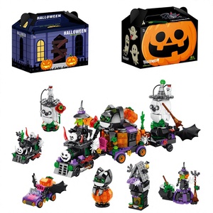 Bloques <span class=keywords><strong>de</strong></span> Construcción <span class=keywords><strong>de</strong></span> Halloween con Diseño <span class=keywords><strong>de</strong></span> Calabaza y Fantasma, Más <span class=keywords><strong>de</strong></span> 200 Piezas, Decoración <span class=keywords><strong>de</strong></span> <span class=keywords><strong>Bruja</strong></span>, Regalo para Niños y Adultos - Product Image 1