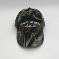 Yukaihe Fabrikant Groothandel Echte Boom Camo A-Frame Baseballpet Sportpet Gestructureerde Camouflage Pet Met Aangepast Logo