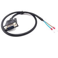 Cable de señal RS485 de un solo cabezal con interfaz DB9 Puerto COM Macho Hembra a Terminal 2 pines 1 2 3 8 7 8 pines Componentes electrónicos