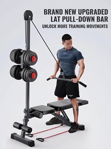 Adjustable Foldable Heavy Duty Steel Frame Weight Bench for Home & Commercial Use <b>Strength</b> <b>Training</b> Equipment - Product Image 5