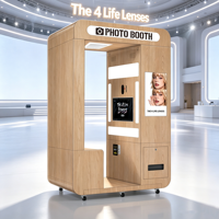 Borne photo tout-en-un avec imprimante, distributeur automatique, kiosque, fournisseur de haute technologie à distance, machine en libre-service, borne photo selfie