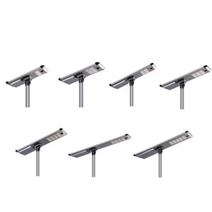 Lampadaire solaire 100W LED en alliage d'aluminium avec cellule solaire mono Si, étanche, avec capteur, pour usage municipal extérieur - Product Image 1
