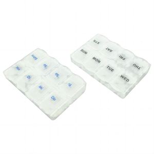 Dustproof 8 Grid Food Grade Medicine <b>Box</b> Portable Tablet <b>Storage</b> Container for Outdoor <b>Camping</b> Emergency Health Care Kits Custom - Product Image 2