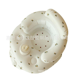 Inflatable Baby Chair Portable Bath Seat 0-12 Months Anti Fall Training Sofa Outdoor Use - Product Image 5