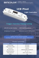 Controlador de luz de píxeles rgbw sk6812, con función de disparo, rgbw