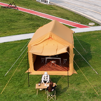 Tente de camping gonflable de luxe pour le désert, en tissu Oxford, structure à une chambre, design quatre saisons, pour l'Arabie Saoudite, les Émirats arabes unis et le Qatar
