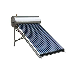Mini système solaire thermique de toit de chauffe-eau de Gyser de pression d'acier inoxydable pour se baigner