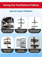 Vertikales Lift-Küchenschranksystem Automatischer Speiseaufzug für Restaurants 50/75/150kg Kapazität Platzsparend Leiser Betrieb
