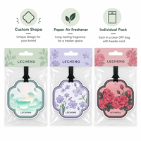Désodorisant de voiture en papier au design moderne, personnalisable, avec différentes fragrances, évaporation naturelle et décoratif, en gros