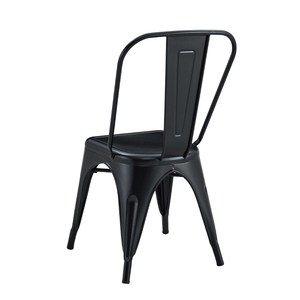 Vente en gros de chaises de café industrielles vintage au design moderne avec structure en fer et acier - Product Image 1