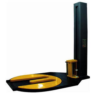 On Line Automatic Pallet Wrapper Made in China /Powered Pre <b>Stretch</b> Turntable Pallet Film Wrapping <b>Machine</b> - Product Image 1