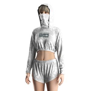 Hauts de pêche à manches longues pour femmes UPF50+ Protection solaire Tissu léger et respirant pour les pêcheurs en plein air - Product Image 1