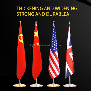 Wholesale Super Tough Telescoing Indoor <strong>Table</strong> <strong>Flags</strong> Flagpoles Stand <strong>Flag</strong> Pole and Gold <strong>Base</strong> Kit Aluminum Golden Indoor <strong>Flag</strong> Pole - Product Image 2
