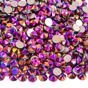 OLeeya <span class=keywords><strong>Premium</strong></span> 2088 Cristal en gros, 16 facettes, Xirius AB, strass en verre à dos plat avec base dorée pour accessoires vestimentaires - Product Image 3