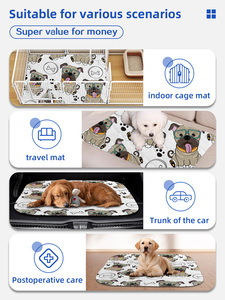 Hochwertiges Pet Dog <span class=keywords><strong>Puppy</strong></span> Training Pad Großhandel Reise Wasch bar Wieder verwendbar Wasserdicht Absorbent Pet Pad - Product Image 5