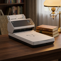 Scanner combiné à plat professionnel A4 FI-8290 avec ADF, 90 ppm, 180 ipm, pour le traitement de documents à volume élevé destiné aux cabinets d'avocats et aux services financiers