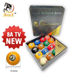 Billes de billard BenX Deluxe Tournament 4,9 pouces en résine pour les matchs - Product Image 2