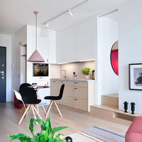 Armoires de cuisine en MDF haute brillance avec options modulaires