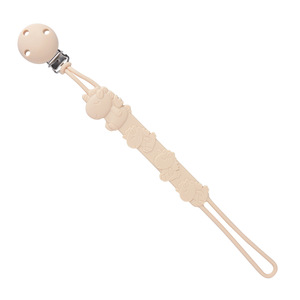 Clip de sucette pour garçons bébé Clips de support de sucette en silicone et dentition Binky, support de clip de sucette 2023 personnalisé BPA Fe - Product Image 4