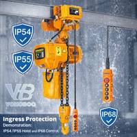 Nuevo Polipasto Eléctrico HHBB de Cadena, 380V 50/60Hz Trifásico, para Uso en Hoteles