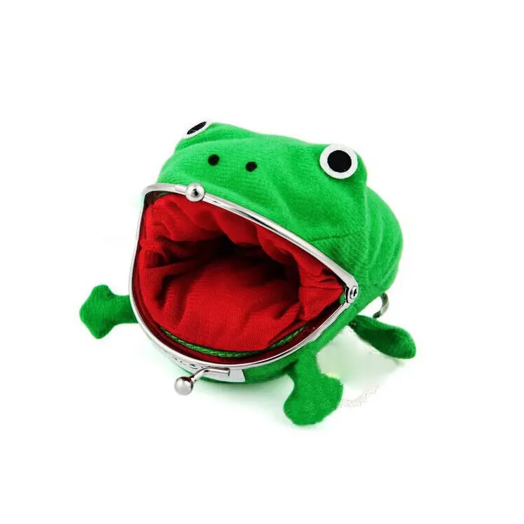 Hot Anime Akatsuki Frog Coin Purse Change Velvet Frog Wallet for Fans Gift