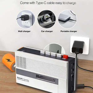 Reproductor de Casetes Retro Portátil T7, Grabadora de Casetes Walkman, Reproductor de Audio BT MP3, Digitalizador de Cintas para el Hogar, Viajes y Estudio - Product Image 5