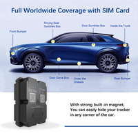 Batterie 7500mAh, nouveau traceur GPS 4G sans fil avec carte SIM gratuite pour voitures, bagages, motos avec suivi de 30 jours