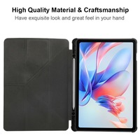 Usine En Gros PU Cuir Acrylique Clair Retour Shell Y Fold Stand Smart Tablet Cover Case pour Samsung Tab A9 Plus S9 S9 FE S10