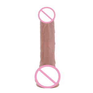 Neu Eingetroffener Teleskopischer Schwingender Flüssigsilikon-Dildo für Frauen Ferngesteuerter Penis Analstimulator mit Heizfunktion Sexspielzeug - Product Image 3