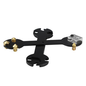 Clé à douille de 15mm avec changement de clé, 5 en 1, outil en acier de 6mm à 20mm, plate pour E3D <span class=keywords><strong>MK8</strong></span> MK10 - Product Image 3