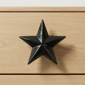 Cast Iron Star Knob Drawer Window Cupboard & <b>Shelve</b> Door Mounted Decorative Vintage Knobs & Handle hardware For Home Accessories - Product Image 1