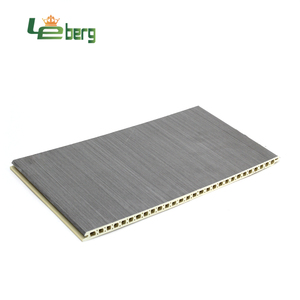Pannello murale Wpc in fibra di bambù per interni pannello murale <span class=keywords><strong>a</strong></span> forma di 600mm V - Product Image 1