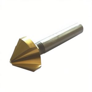 Fraise à chanfreiner à 90 degrés HSS à queue cylindrique 3 dents DIN 335 C pour acier, origine Italie, modèle TA1231140900940 - Product Image 2