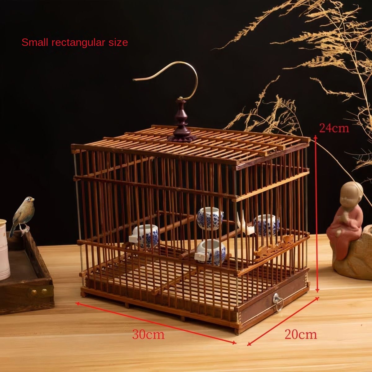 bird cage bamboo