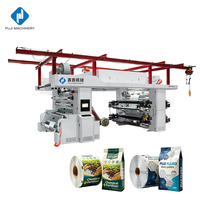 Machine d'impression de rubans adhésifs et de lingettes nettoyantes jetables, imprimante flexographique automatique à entraînement servo, multicolore, haute vitesse