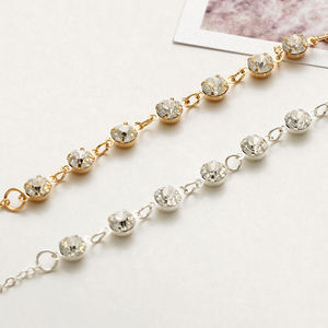 महिलाओं के लिए क्रिस्टल पायल सोने चांदी के रंग Boho पैर पैर कंगन मिठाइयां पर पायल का पट्टा कंगन पायल - Product Image 4