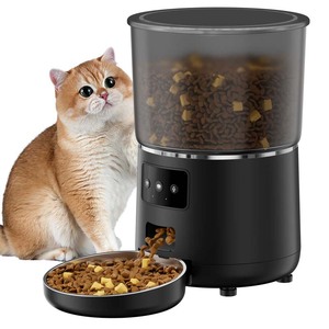 Distributore Automatico di Cibo <span class=keywords><strong>per</strong></span> Animali Domestici Ecologico e <span class=keywords><strong>Intelligente</strong></span> con Controllo WIFI e APP, Ciotole in Plastica da 4L <span class=keywords><strong>per</strong></span> Cani e <span class=keywords><strong>Gatti</strong></span>, Alimentazione a Batteria - Product Image 5