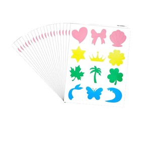 <b>Childrens</b> Sun Protection Face <b>Stickers</b> Heart Shape Poly Material Outdoor Safety For Ages 4+ Multifunctional Design - Product Image 5