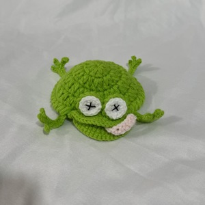 Sous-verre en crochet fait main en forme d'animal, dessin animé mignon, sous-verre amusant pour la décoration de table, sous-verre en fil fait main pour tasses et verres - Product Image 3