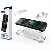 Étui de protection rigide transparent en PC pour console Steam Deck Split Crystal GP-806
