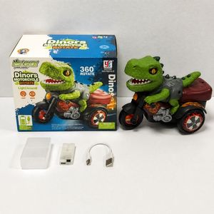 Jouet moto dinosaure <span class=keywords><strong>T</strong></span>-<span class=keywords><strong>Rex</strong></span> à succès avec lumière et son, rotation à 360°, pour garçons et filles, cadeau d'anniversaire - Product Image 6