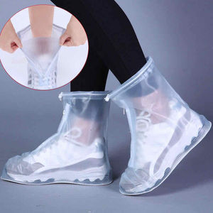 Pvc Rain Shoe Covers Waterproof Anti Slip Travel Outdoor Footwear Protector For Students And Adults - Product Image 1
