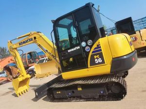 Machine d'excavateur japonais d'occasion excavateur komatsu pc56 d'occasion komatsu PC56 en stock excavateur d'origine Komatsu PC55 d'occasion - Product Image 4