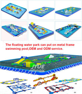 Kim loại khung hình chữ nhật Vòng hồ bơi đặt trên mặt đất Hồ bơi di động khung hồ bơi thiết lập - Product Image 5