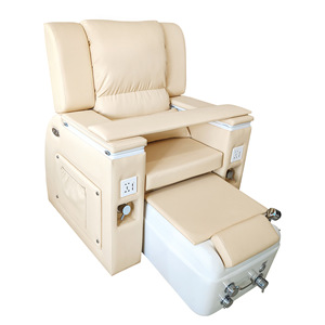 Fauteuil de pédicure électrique inclinable, fauteuil de manucure spa, fauteuil de massage pétrissant, bain de pieds, mobilier de salon - Product Image 4
