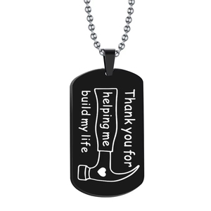 Grazie per aver sostenuto Me costruisci la <span class=keywords><strong>mia</strong></span> collana di dichiarazione di <span class=keywords><strong>vita</strong></span> regalo per la festa del papà - Product Image 3